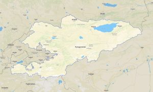 Kyrgyzstan Garmin topographic map