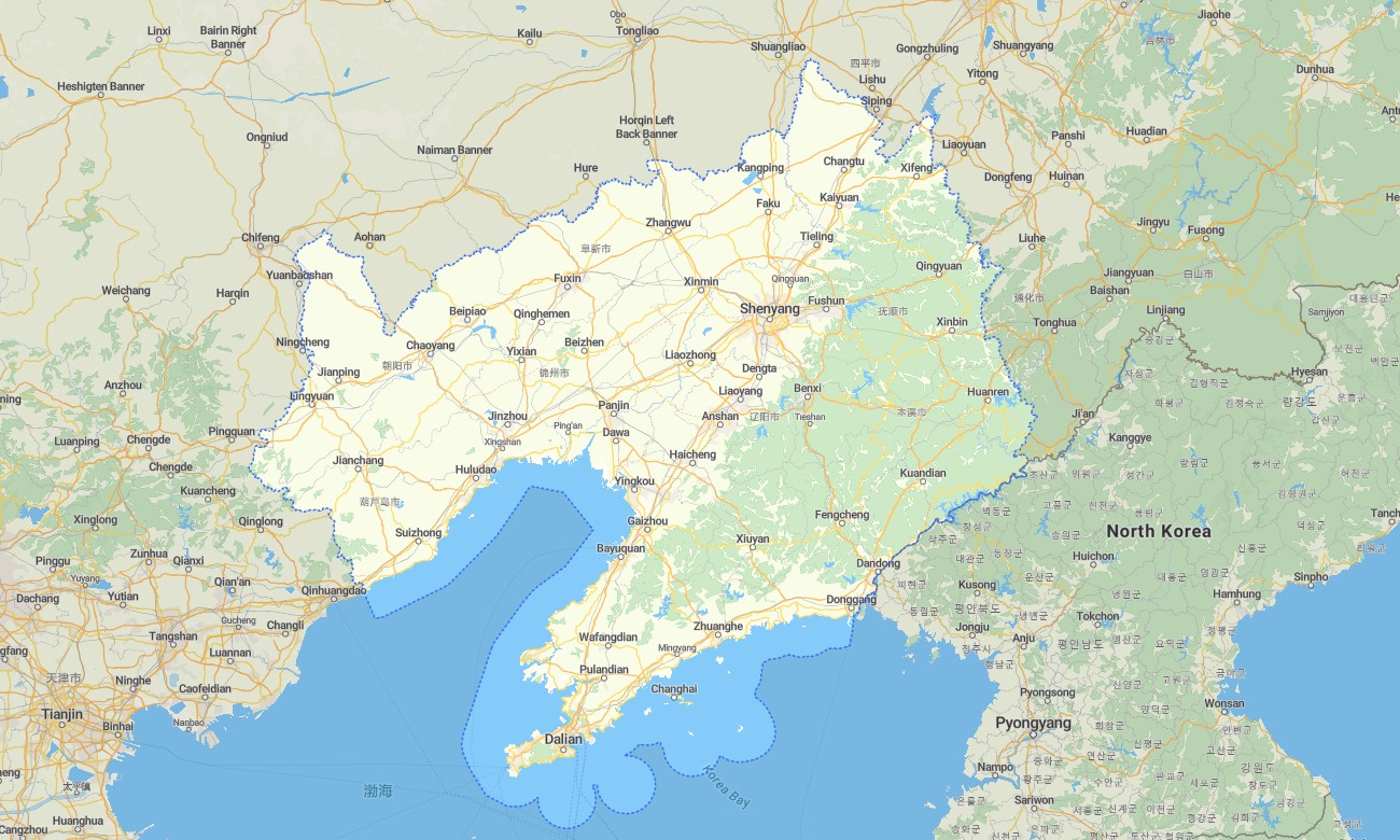liaoning Liaoning Garmin topographic map - Image 1