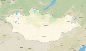 Mongolia Garmin topographic map
