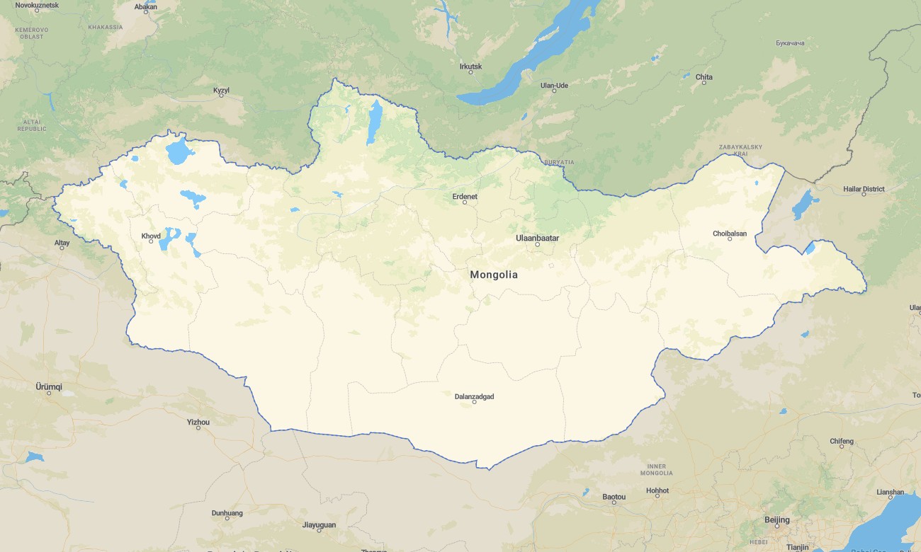 mongolia Mongolia Garmin topographic map - Image 1