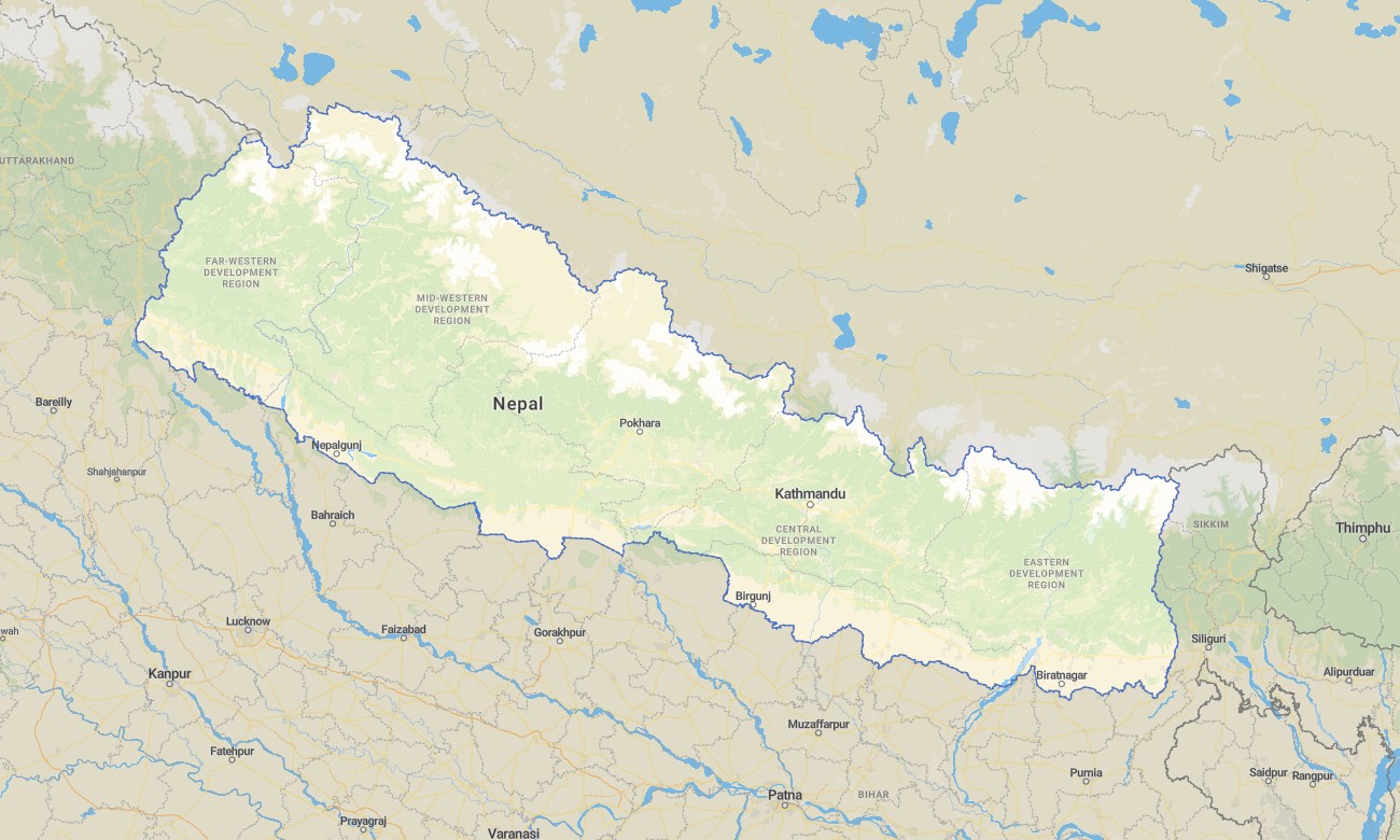 nepal Nepal Garmin topographic map - Image 1