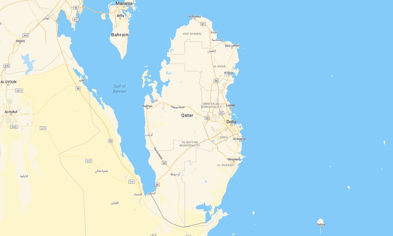 qatar Qatar Garmin topographic map - Image 1