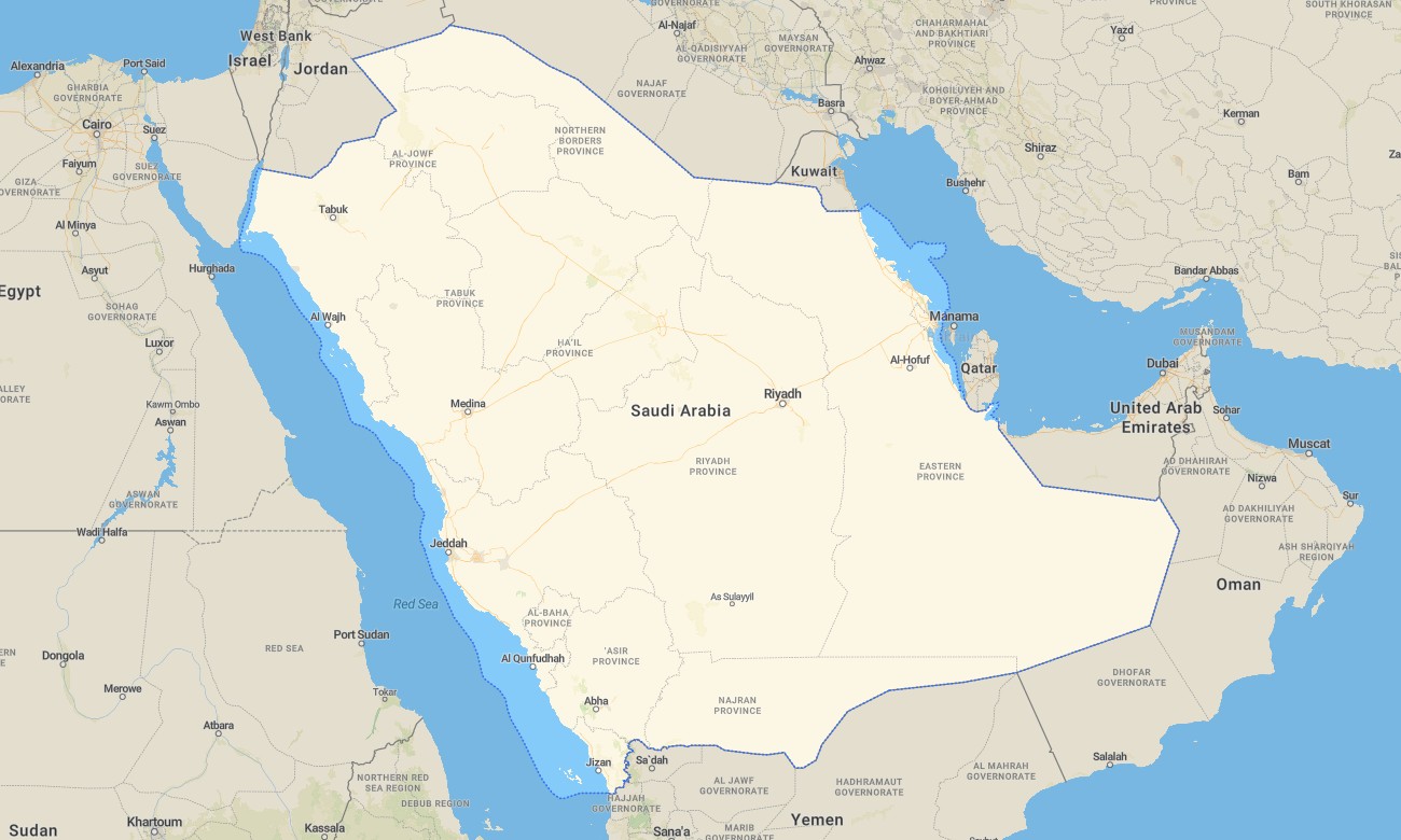 saudi_arabia Saudi Arabia Garmin topographic map - Image 1