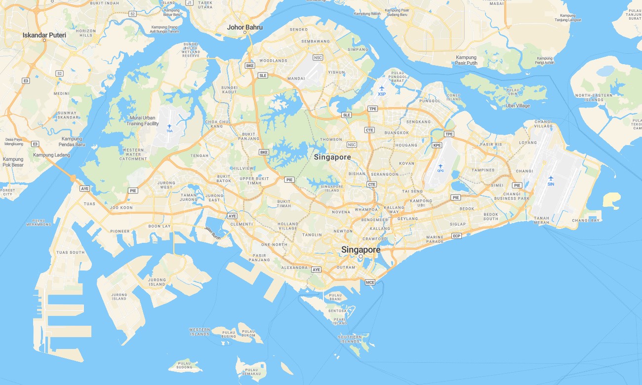 singapour Singapore Garmin topographic map - Image 1