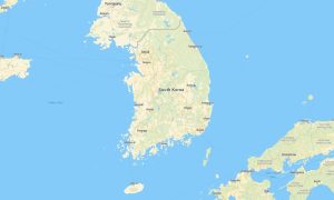 South Korea Garmin topographic map