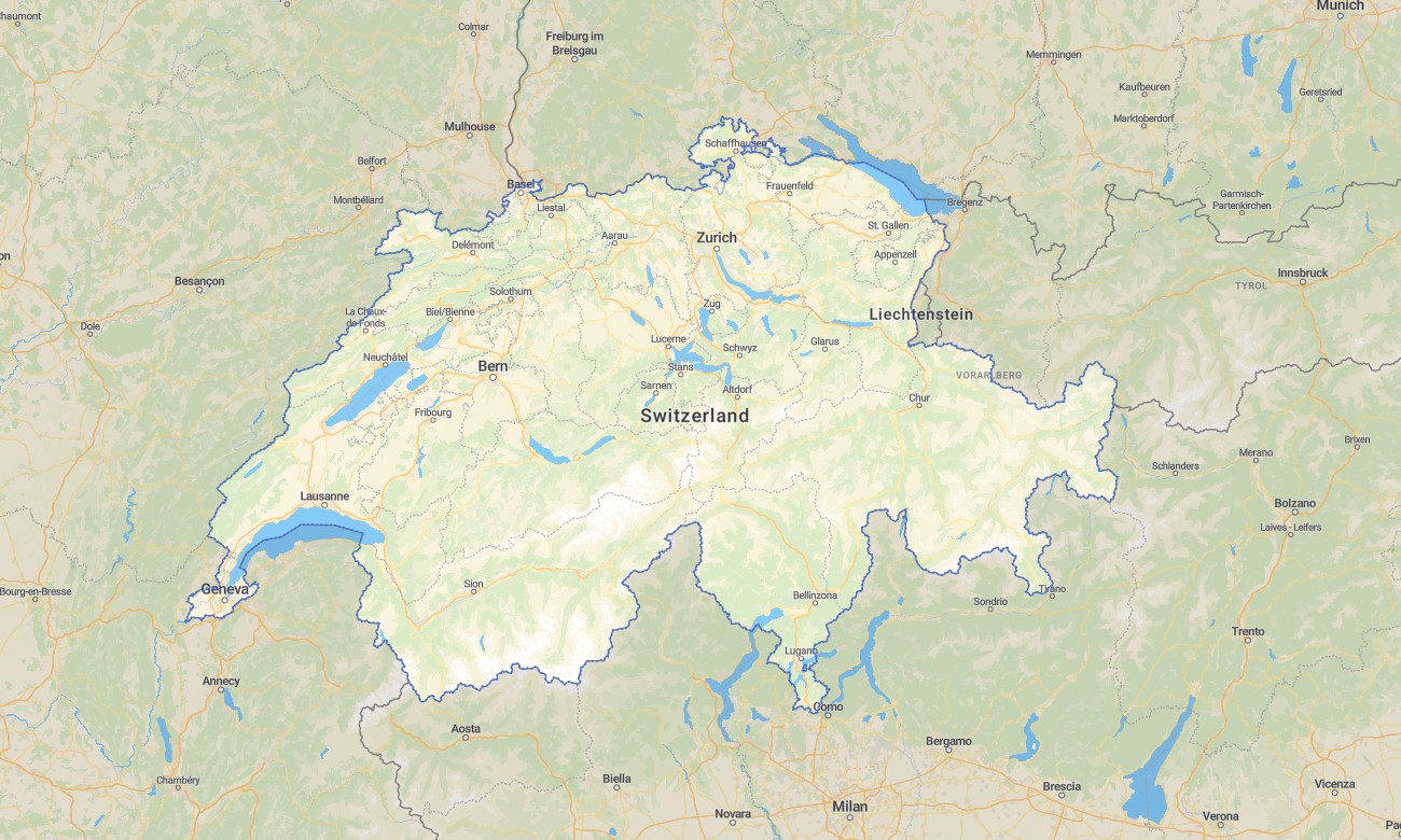 switzerland Switzerland Garmin topographic map - Image 1