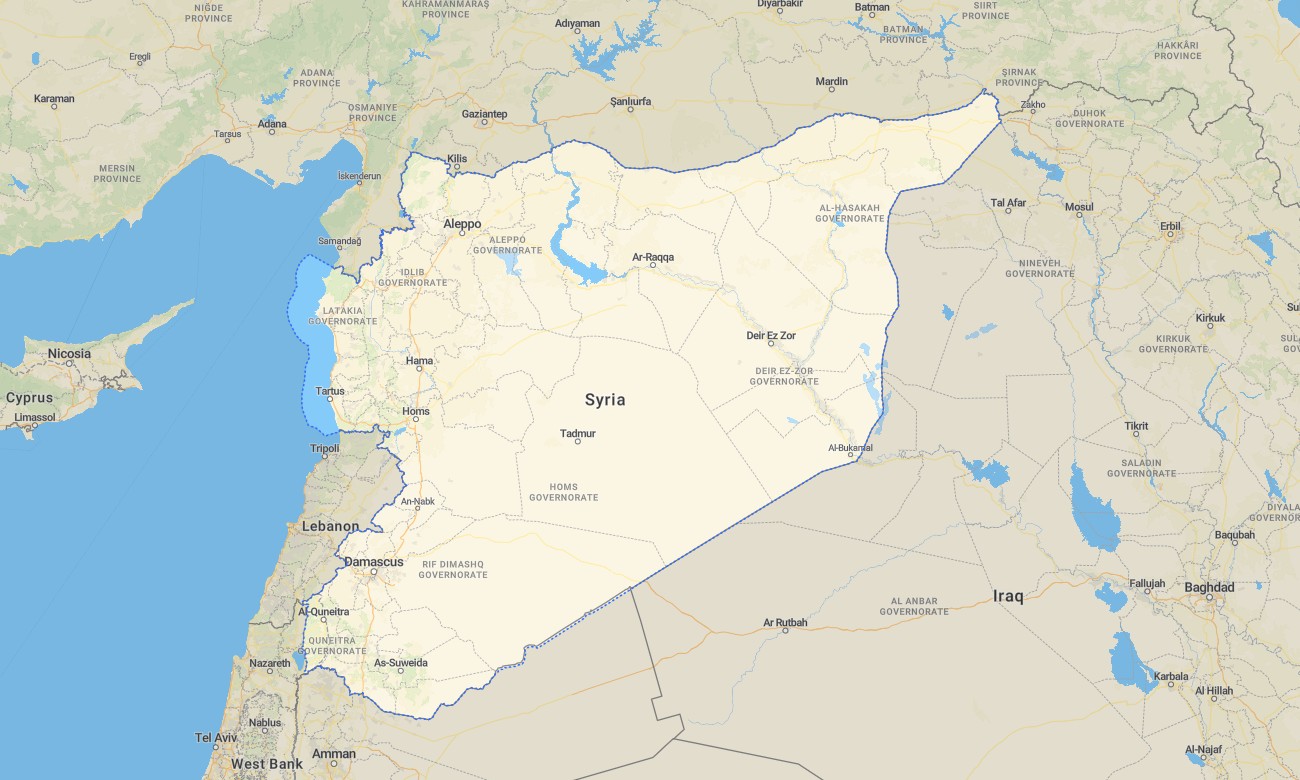 syria Syria Garmin topographic map - Image 1