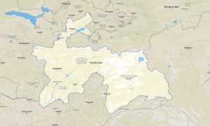 Tajikistan Garmin topographic map