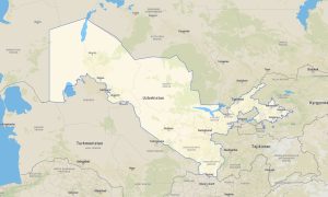 Uzbekistan Garmin topographic map